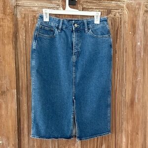 Gap Classic Blue Denim Pencil Skirt